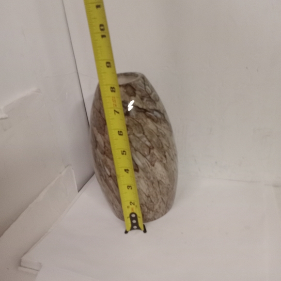 Glass Lampshade Marble Drip Glaze Stone Look - Picture 3 of 4